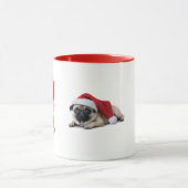 Santa Pug Christmas Mok (Midden)
