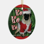 Santa Pug Ornament (Rechts)