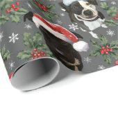 Santa Pups Wrapping Paper Cadeaupapier (Rol Hoek)