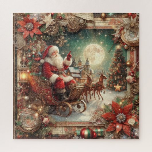 Santa Puzzle Legpuzzel (Verticaal)