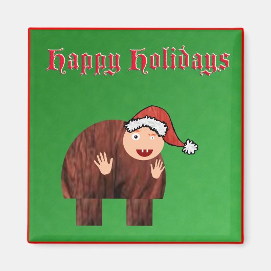 Santa Quasimodo-magneet Magneet (Voorkant)