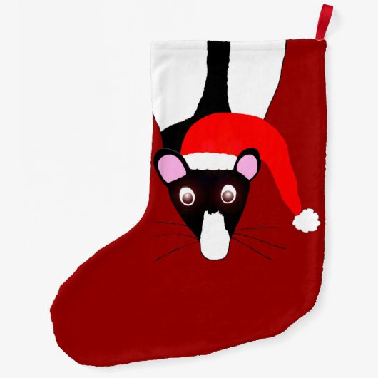 Santa rat Kerstmis kous Grote Kerstsok (Achterkant)