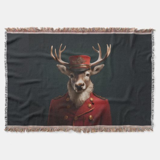 Santa Reindeer Deken (Voorkant)