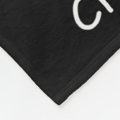 Santa Reindeer French Bulldog Dog Christmas Lights Fleece Deken (Hoek)