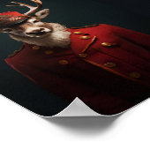 Santa Reindeer Poster (Hoek)