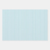  Santa & Reindeer Turquoise Stripe Inpakpapier Vel (Voorkant 2)