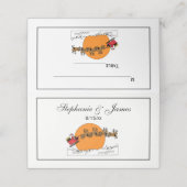 Santa Reindester over sneeuwbedekking (Buitenkant ongevouwen)