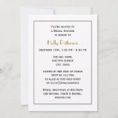 Santa Reindester over sneeuwbedekking Kaart (Achterkant)