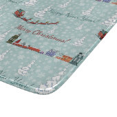 santa reindierteam snijplank (Hoek)