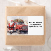 Santa Return Adres Label (Insitu)