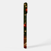 Santa Ribbon Cat iPhone 15 plus Case (Côté droit)