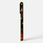 Santa Ribbon Cat iPhone 15 Pro Max Case iPhone Hoesje (Linkerkant)