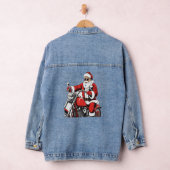 Santa Riding-motorfiets Denim Jacket (Hangar)