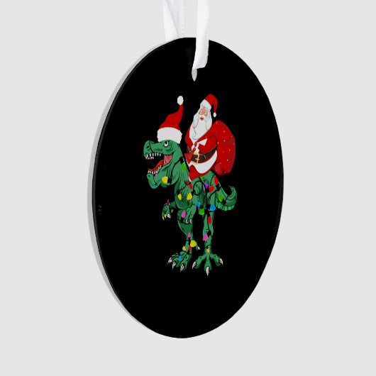 Santa rijboom Rex Ornament (voorkant)