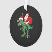 Santa rijboom Rex Ornament (voorkant)