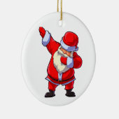 Santa Rock Keramisch Ornament (Rechts)