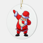 Santa Rock Keramisch Ornament (Links)