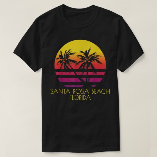 Santa Rosa Beach Florida T-shirt (Design voorkant)