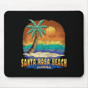 Santa Rosa Beach Florida Vintage in nood Souven Muismat