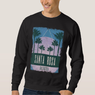 Santa Rosa California CA Antieke Vaporwave Retro 8 Trui