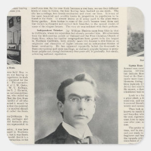 Santa Rosa, Californië 3 Vierkante Sticker