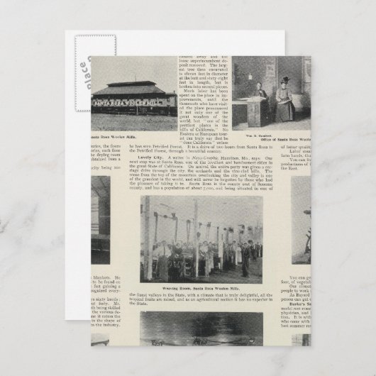 Santa Rosa, Californië Briefkaart (Voorkant / Achterkant)