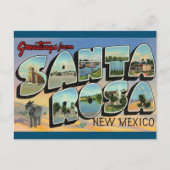 Santa Rosa New Mexico Briefkaart (Voorkant)
