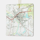 Santa Rosa NM  Topo Keramisch Ornament (Links)