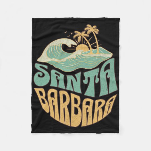Santa Rra  Fleece Deken (Voorkant)