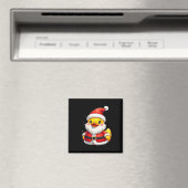 Santa Rubber Duck Schattigee kerstvakantie Magneet (Insitu (Vaatwasser))