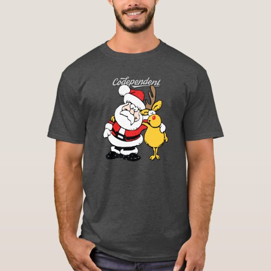 Santa & Rudolph: Coafhankelijk T-shirt (Voorkant)