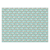 Santa, Rudolph en Snowman Tafelkleed (Voorkant (Horizontaal))