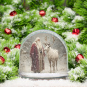 Santa & Rudolph Sneeuwbol (Kerstmis)