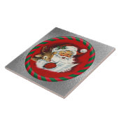 Santa & Rudy Tile Tegeltje (Zijkant)