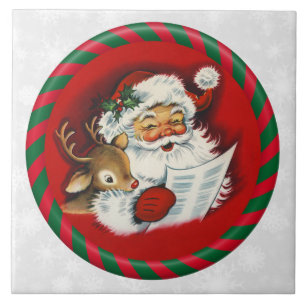 Santa & Rudy Tile Tegeltje