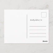  Santa rustieke land kerstgroet Briefkaart (Achterkant)