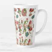 Santa’s Christmas Elf Latte Mug Latte Mok (Rechts)