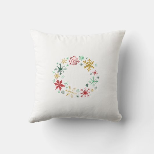 Santa’s Coffee Break Christmas Cushion Kussen (Achterkant)