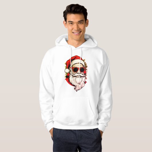 Santa’s Holiday Swagger Hoodie (Voorkant volledig)
