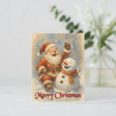 Santa’s Laughter in Winter’s Embrace (Staand voorkant)