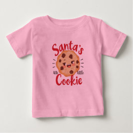 Santa’s Little Cookie Baby Shirt | Cute Christmas