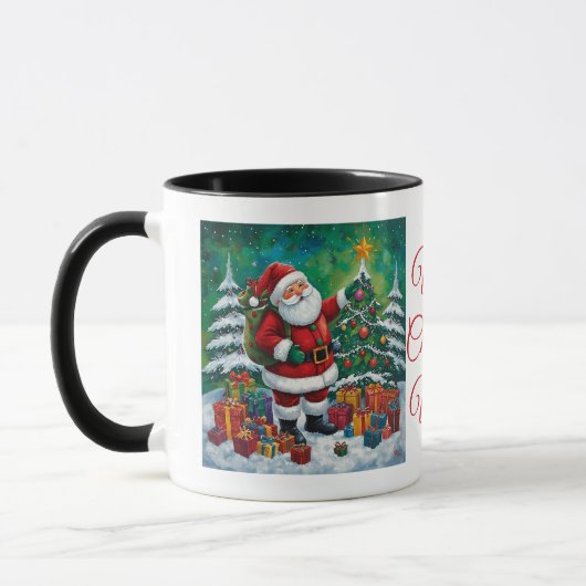 Santa’s Magical Christmas Mug (Gauche)