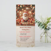 Santa’s Next Move – Funny Chess Christmas Menu Car (Debout devant)