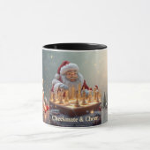 Santa’s Next Move – Funny Chess Christmas Mug for (Centre)