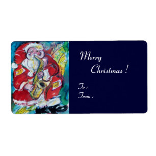 SANTA & SAX, CHRISTMAS JAZZ PARTY Blue Etiket