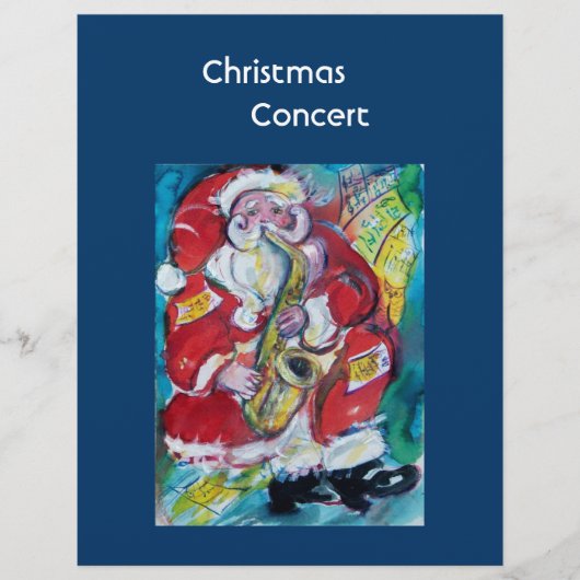 SANTA & SAX FLYER (Voorkant)