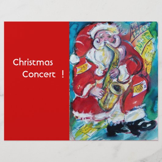 SANTA & SAX FLYER (Voorkant)