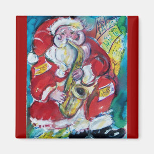 SANTA & SAX, KERSTPARTY MAGNEET