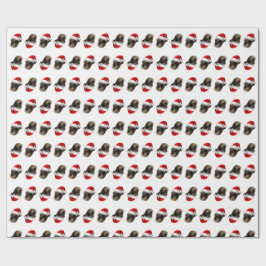 Santa Schnauzer Cadeaupapier