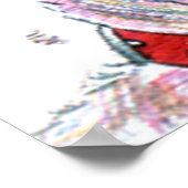 Santa Schnauzer Canvas Afdrukken Poster (Hoek)